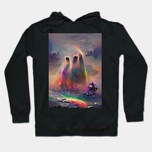 STYLISH GHOSTS ON HALLOWEEN Hoodie